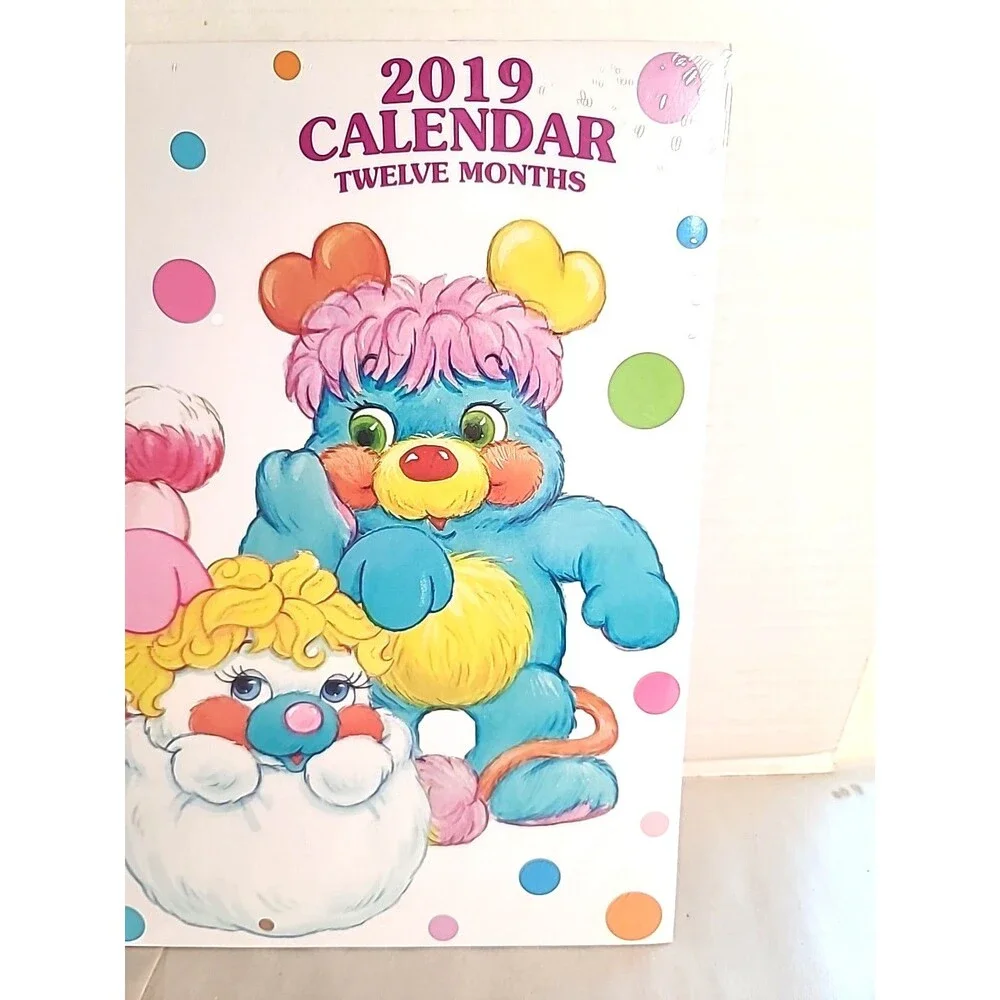 New Sealed 2019 Popples Wall Calendar